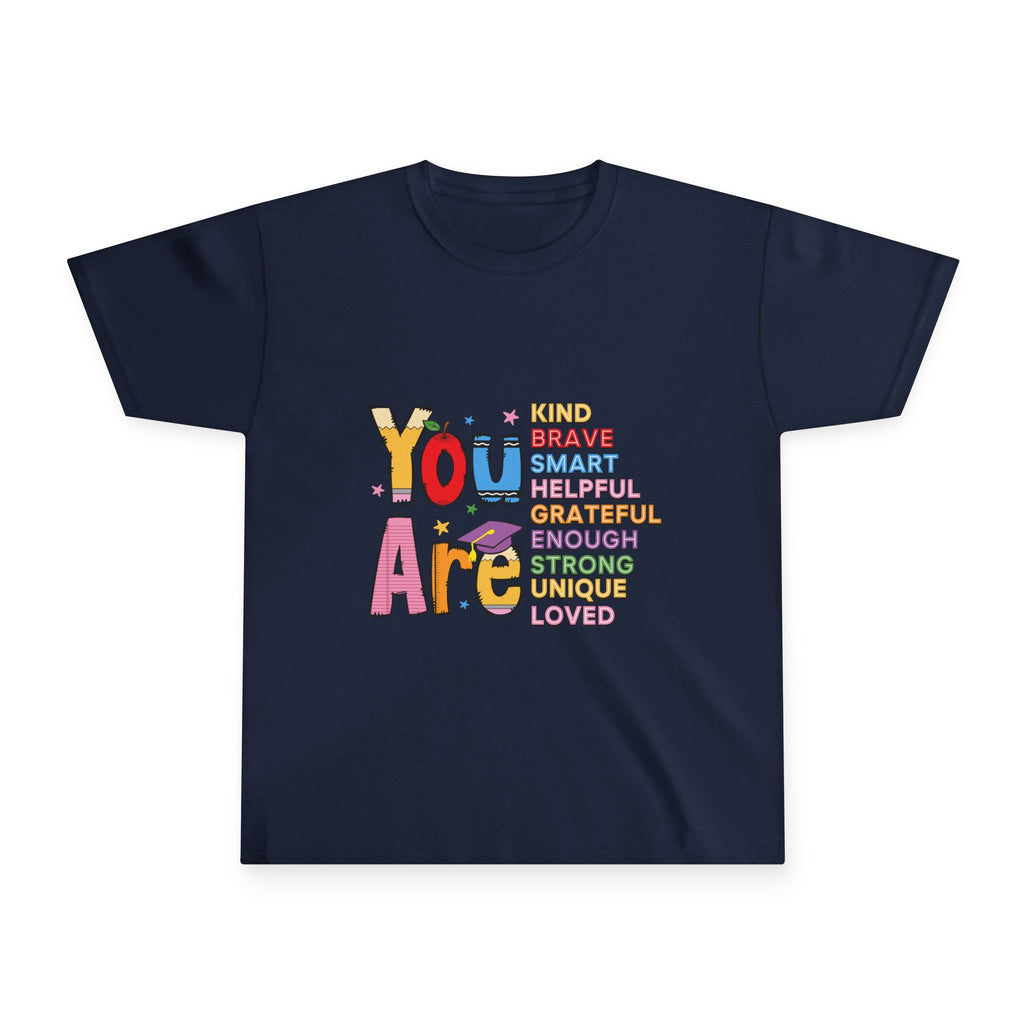 Youth Tee — "You Are" Positive Affirmation Kids T-Shirt