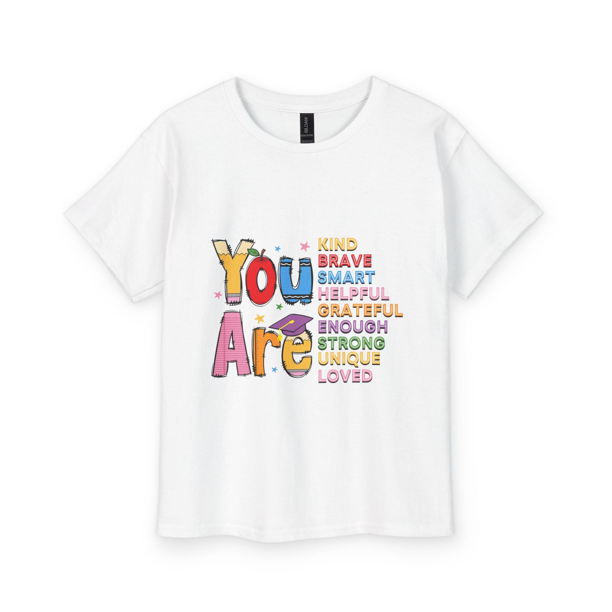 Youth Tee — "You Are" Positive Affirmation Kids T-Shirt