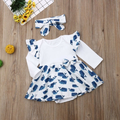Ropa de bebé 2PCS Ropa de niña recién nacida