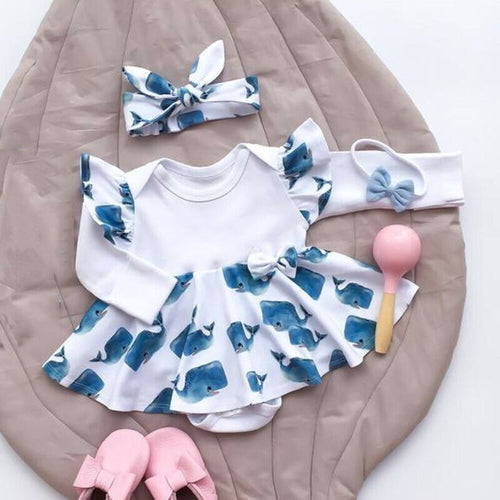 Ropa de bebé 2PCS Ropa de niña recién nacida
