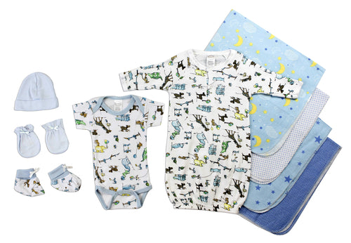 Neugeborenen Baby Jungen 9-teiliges Babyparty-Geschenkset