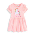 Cotton Princess Dress for Girls Short Sleeve Summer Kids Dress  Children's Clothing Wholesale Drop Shipping