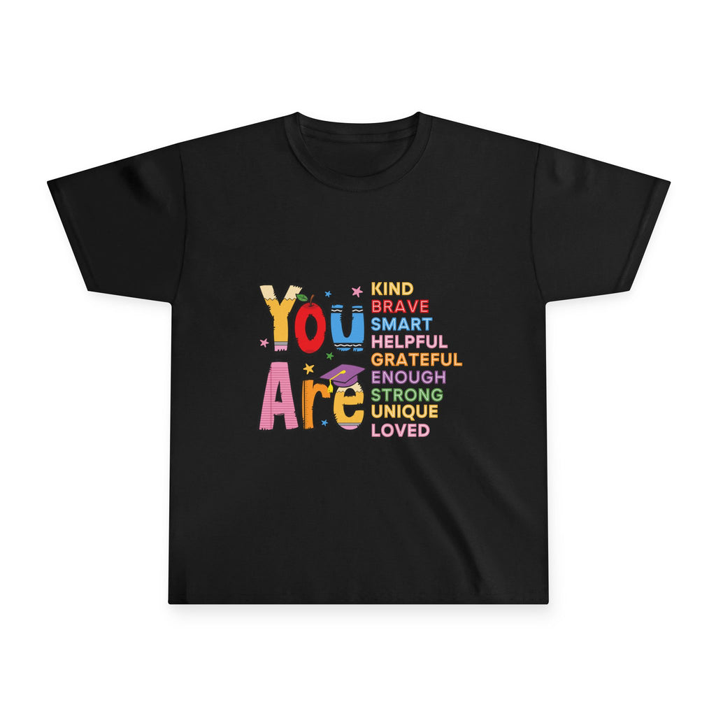Youth Tee — "You Are" Positive Affirmation Kids T-Shirt