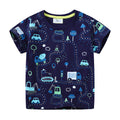 Boy's Short Sleeve T-Shirt, Kids' Casual Basic TeeSpring and Summer Clothing for Children