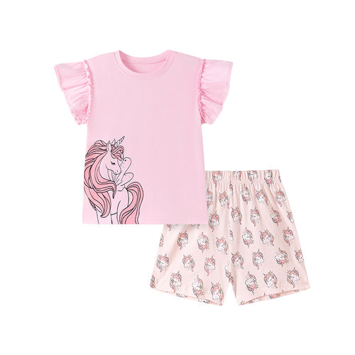 Children's Clothing  Cartoon Kids Outfits Cute Girls' Sets
