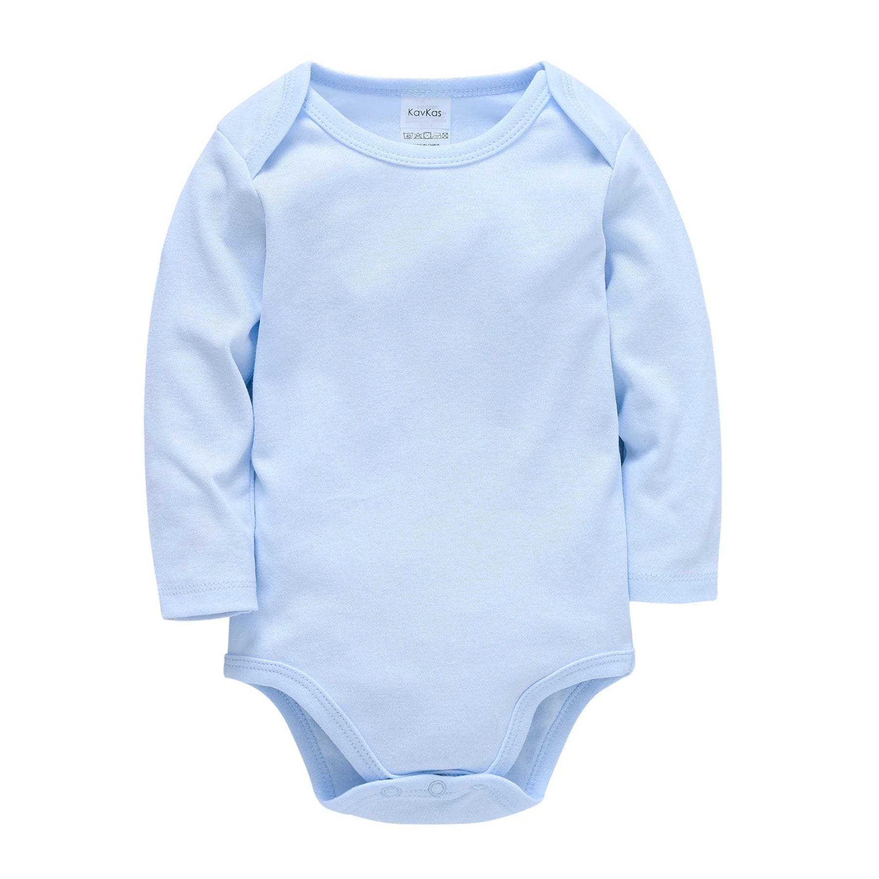 1/3/4/6 Pcs KAVKAS Baby Clothing Rompers Boys 100% Cotton Plain Bodysuit Girls Blank Muslin Jumpsuit 0-24 Months