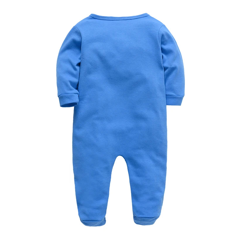 KAVKAS 1/2/3 Stk. Baby Jungen Strampler Cartoon-Druck Overalls Baumwoll Babykleidung Kinder Jumpsuit Neugeborenen Pyjamas 0-3 Monate