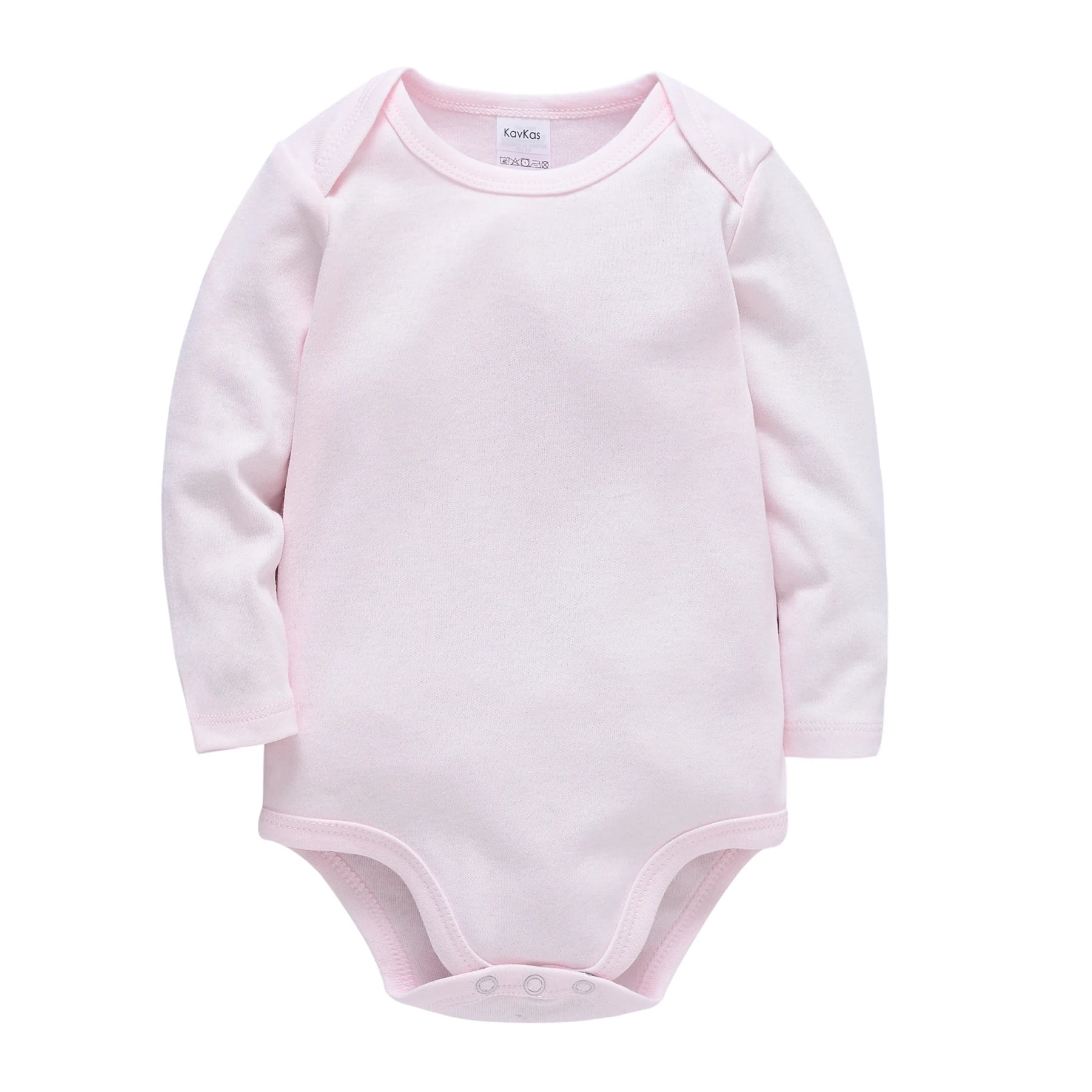 1/3/4/6 Pcs KAVKAS Baby Clothing Rompers Boys 100% Cotton Plain Bodysuit Girls Blank Muslin Jumpsuit 0-24 Months