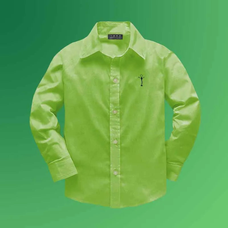 Jungen Kleidung Hemden Herbst Langarm Stickerei Kleines Pferd Muster Kinder Oberteile Geburtstagsparty Kinderhemd Schuluniform