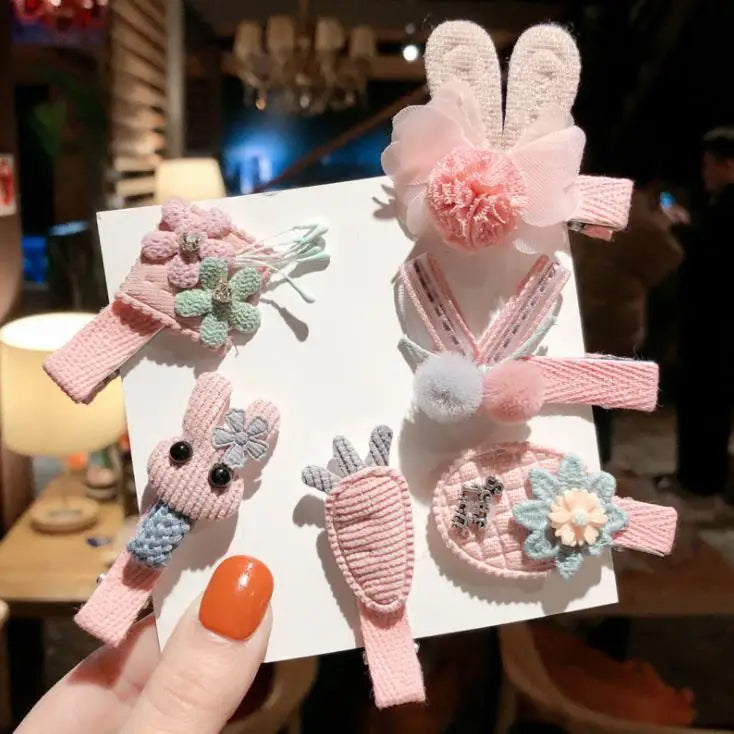 6tlg./Set Niedliche Baby Mädchen Haarnadeln Kinder Haarspangen Haarspangen Süße BB Clips Neugeborenen Kopfbedeckung Haarschmuck für Mädchen
