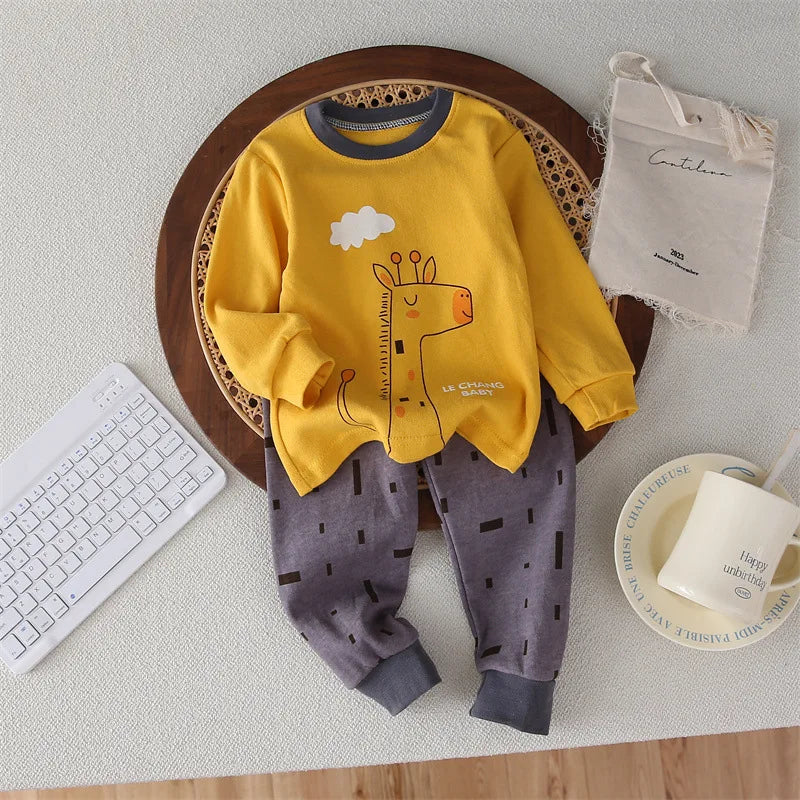 2025 New Children's Underwear Set Cotton Two Piece Baby Clothing Children's Clothing