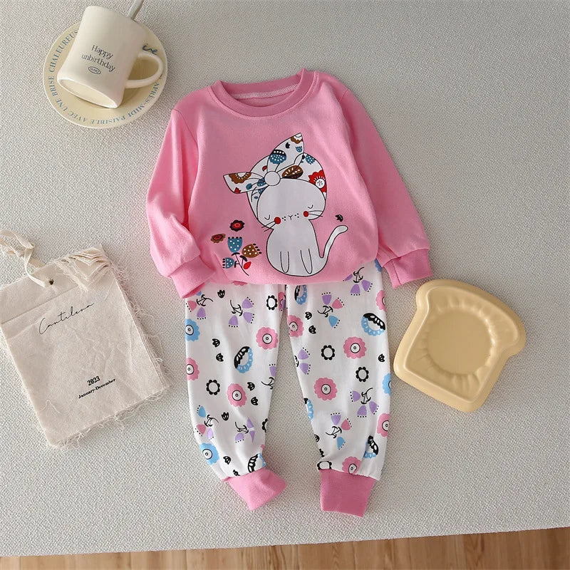 2025 New Children's Underwear Set Cotton Two Piece Baby Clothing Children's Clothing