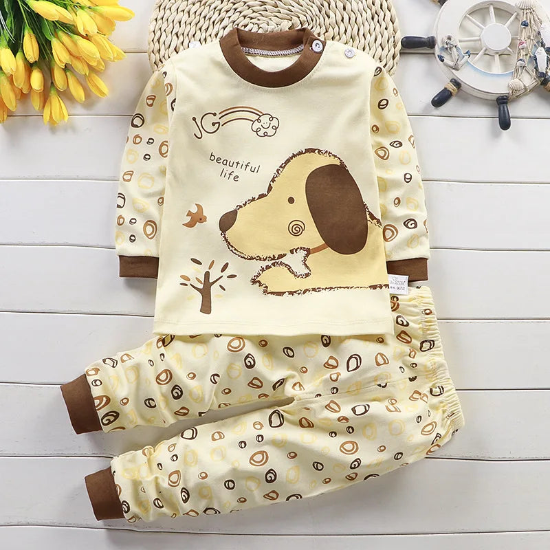 Kinderkleidung Kinder-Sets Kinderbekleidung Jungen Mädchen Baumwolle Herbst Winter Kleidung Hosen Schlafanzüge Unterwäsche Weihnachtsgeschenk