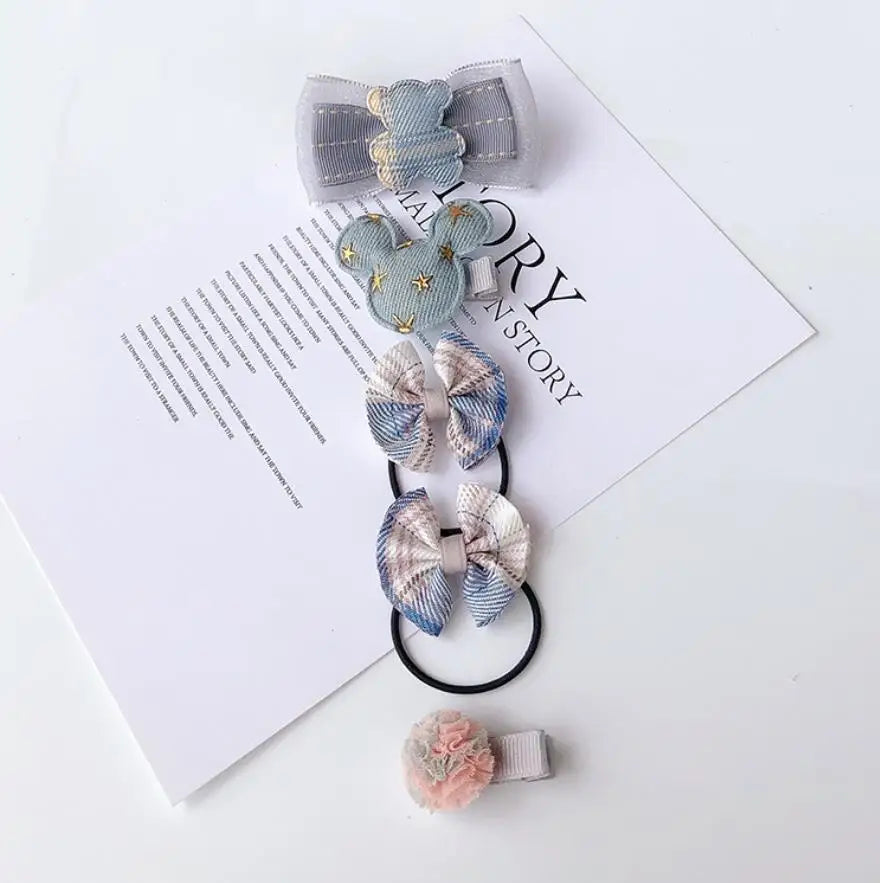New Children Cute Cartoon Flower Hairpins Barrettes Girls Lovely Colors Hair Clips Kids Baby Sweet Hair Accessories