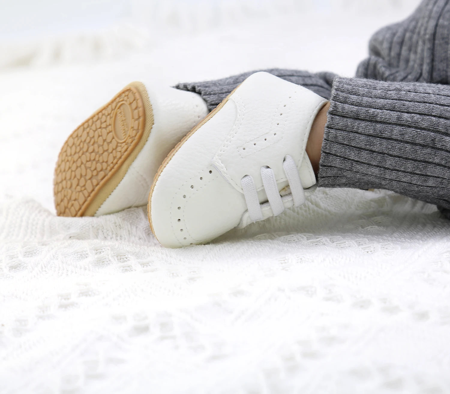 New Baby Shoes Leather Dress Shoes Baby Boy Girl Shoes Rubber Sole Anti-slip Toddler First Walkers Newborn Crib Shoes Moccasins