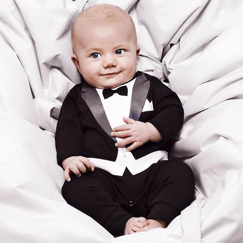 Primavera Otoño Moda Ropa de Bebé Niño Algodón Bebé Niña Pelele Manga Larga Mono Bebé Trajes de Una Pieza