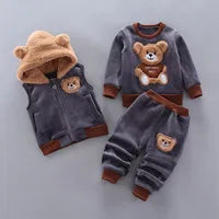 Newborn Baby Boys Clothes 2023 Autumn Baby Girls Clothes Hoodie+Pant Outfit Kids Costume Suit Infant Clothing For Baby Warm Sets