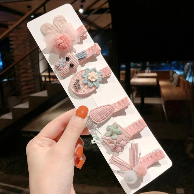 6tlg./Set Niedliche Baby Mädchen Haarnadeln Kinder Haarspangen Haarspangen Süße BB Clips Neugeborenen Kopfbedeckung Haarschmuck für Mädchen