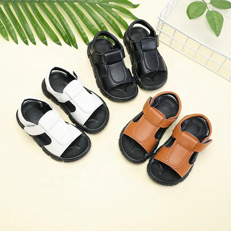 Summer Outdoor Beach Boy Sandals Non-slip Soft Bottom Comfortable Sandals for Baby