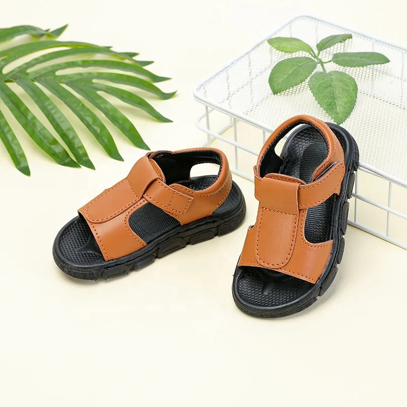Summer Outdoor Beach Boy Sandals Non-slip Soft Bottom Comfortable Sandals for Baby