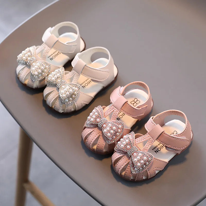 Baby sandals kids girls sandals soft bottom Infant shoes children infant girls princess shoes Bowknot Kids Girl sandals