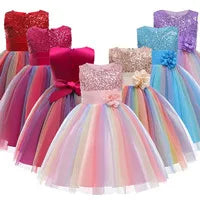 2024 Family Matching Outfits Dresses Summer Mother Daughter Dress Fashion Clothing Girl Mom Daughter Chiffon Beach Dress Clothes