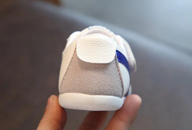 0 a 18 meses Zapatos para bebés y niñas pequeñas, zapatillas para bebés, recién nacidos, suela blanda, primeros pasos antideslizantes, moda