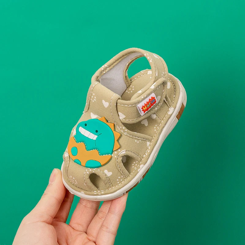 2023 baby shoes with sound cute bibi toddler shoes for kids cartoons boys sandals for girls bunny infantil slippers