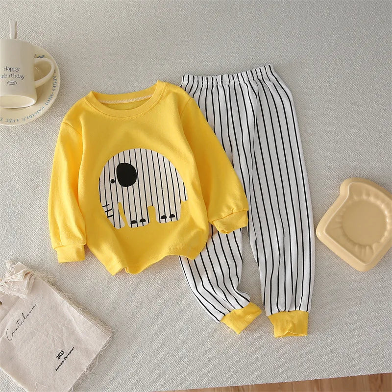 2025 New Children's Underwear Set Cotton Two Piece Baby Clothing Children's Clothing