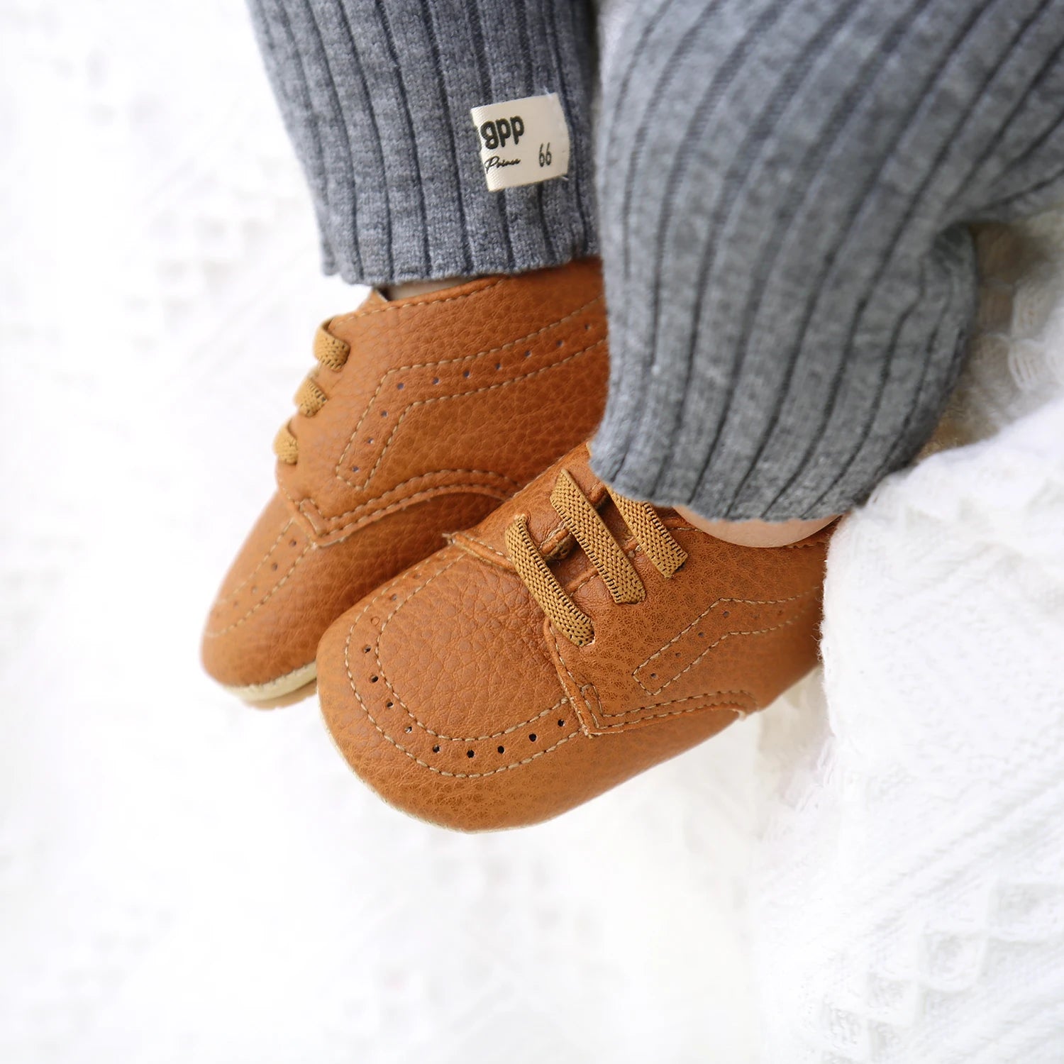 New Baby Shoes Leather Dress Shoes Baby Boy Girl Shoes Rubber Sole Anti-slip Toddler First Walkers Newborn Crib Shoes Moccasins