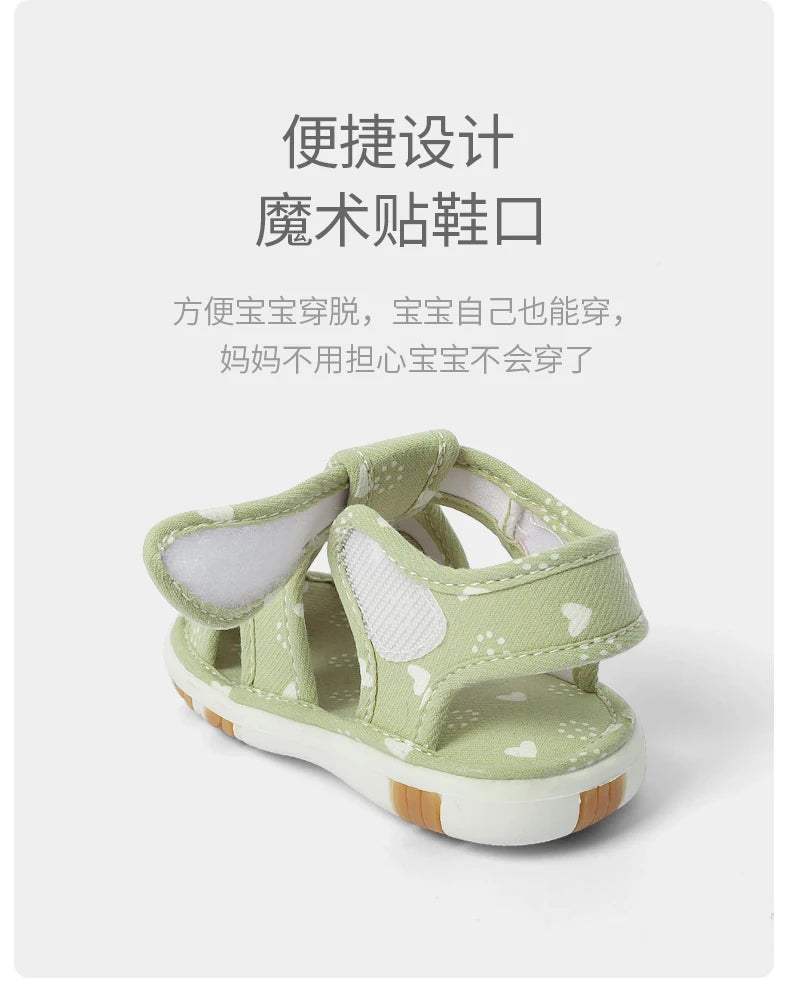 2023 Babyschuhe mit Sound süße Bibi Kleinkinderschuhe für Kinder Zeichentrick-Jungen-Sandalen für Mädchen Hasen-Infantil-Hausschuhe