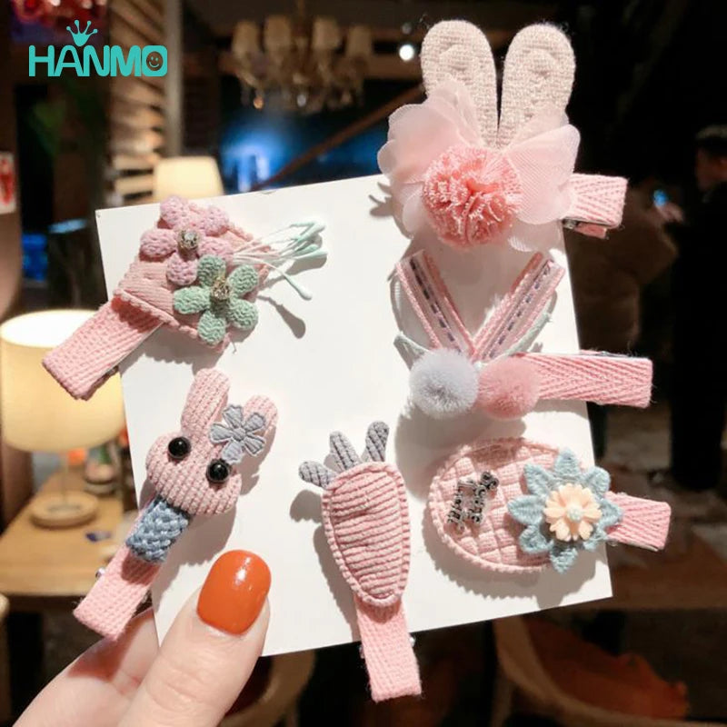 6tlg./Set Niedliche Baby Mädchen Haarnadeln Kinder Haarspangen Haarspangen Süße BB Clips Neugeborenen Kopfbedeckung Haarschmuck für Mädchen