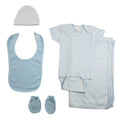 UD2 Jungen 5-teiliges blaues Babybekleidungsset Cs_0188
