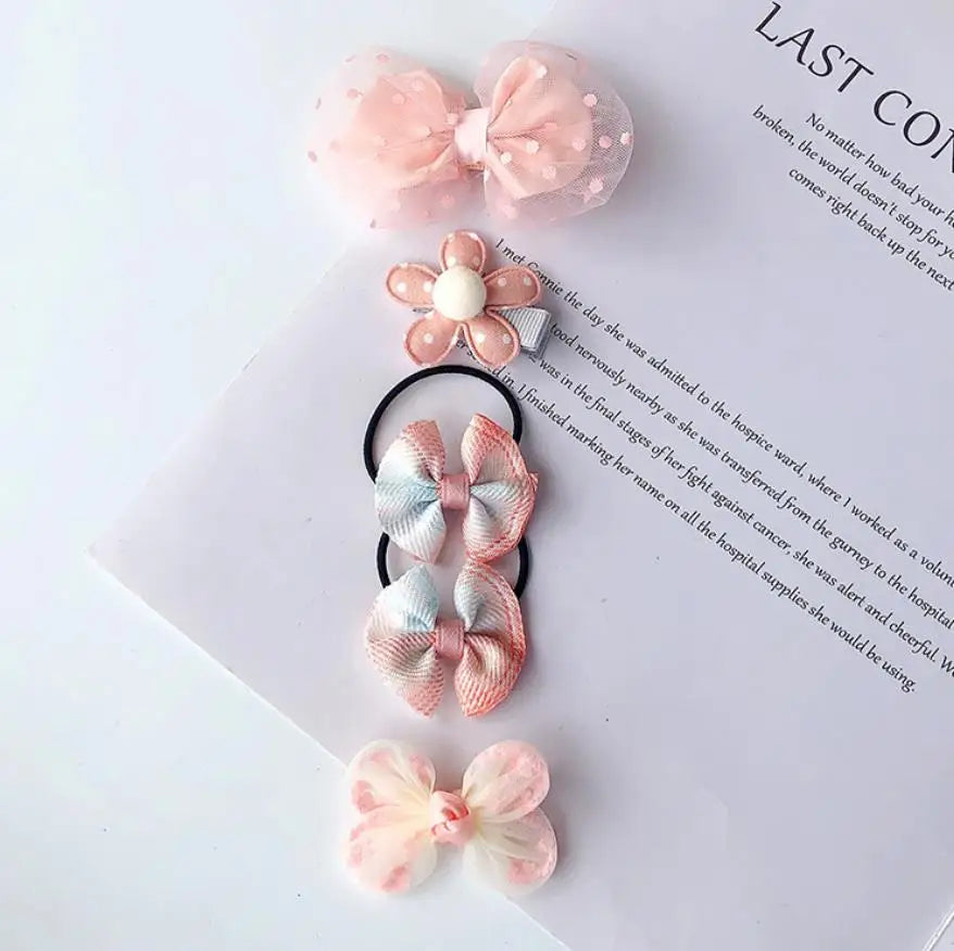 New Children Cute Cartoon Flower Hairpins Barrettes Girls Lovely Colors Hair Clips Kids Baby Sweet Hair Accessories