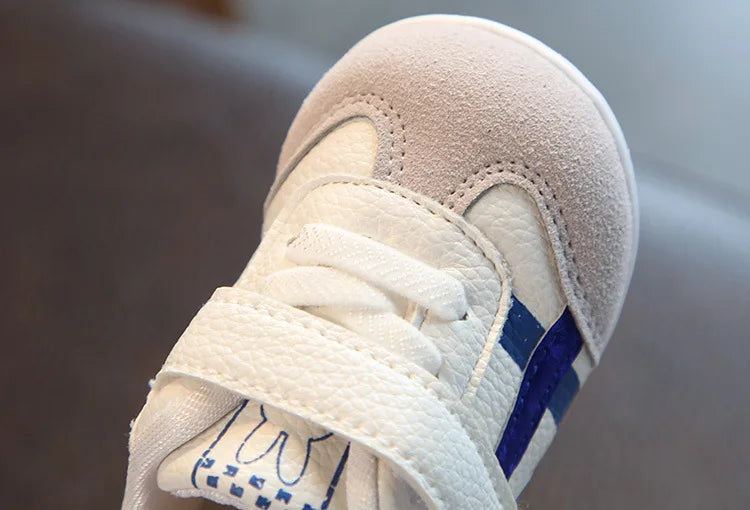 0 a 18 meses Zapatos para bebés y niñas pequeñas, zapatillas para bebés, recién nacidos, suela blanda, primeros pasos antideslizantes, moda