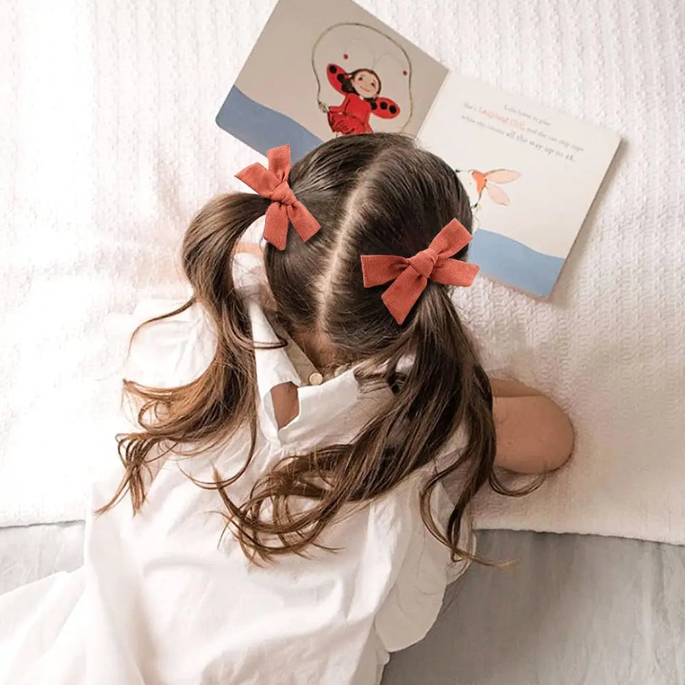 20 piezas de lazos para el pelo de bebé, clips para el pelo, accesorios para bebés, infantes, niños pequeños