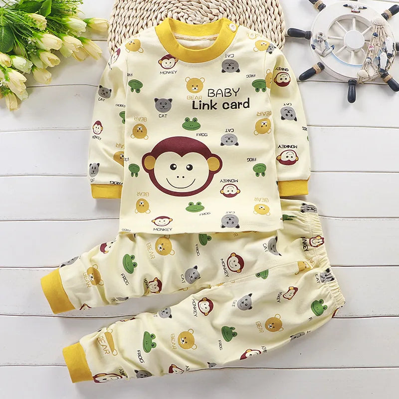 Kinderkleidung Kinder-Sets Kinderbekleidung Jungen Mädchen Baumwolle Herbst Winter Kleidung Hosen Schlafanzüge Unterwäsche Weihnachtsgeschenk