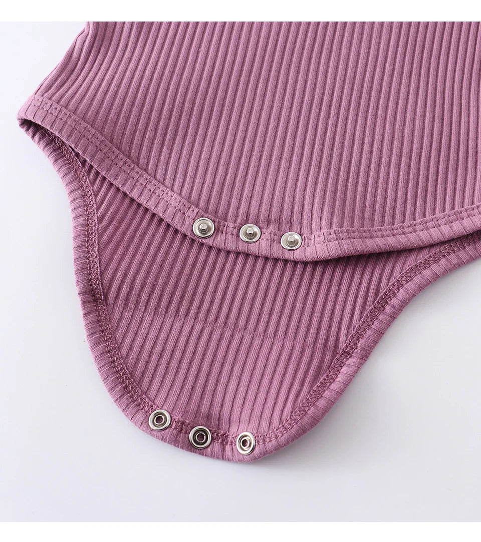 Ropa de bebé recién nacida niña verano, conjunto de 3 piezas, moda sin mangas, mameluco de color sólido, monos casuales, diadema, ropa para bebé