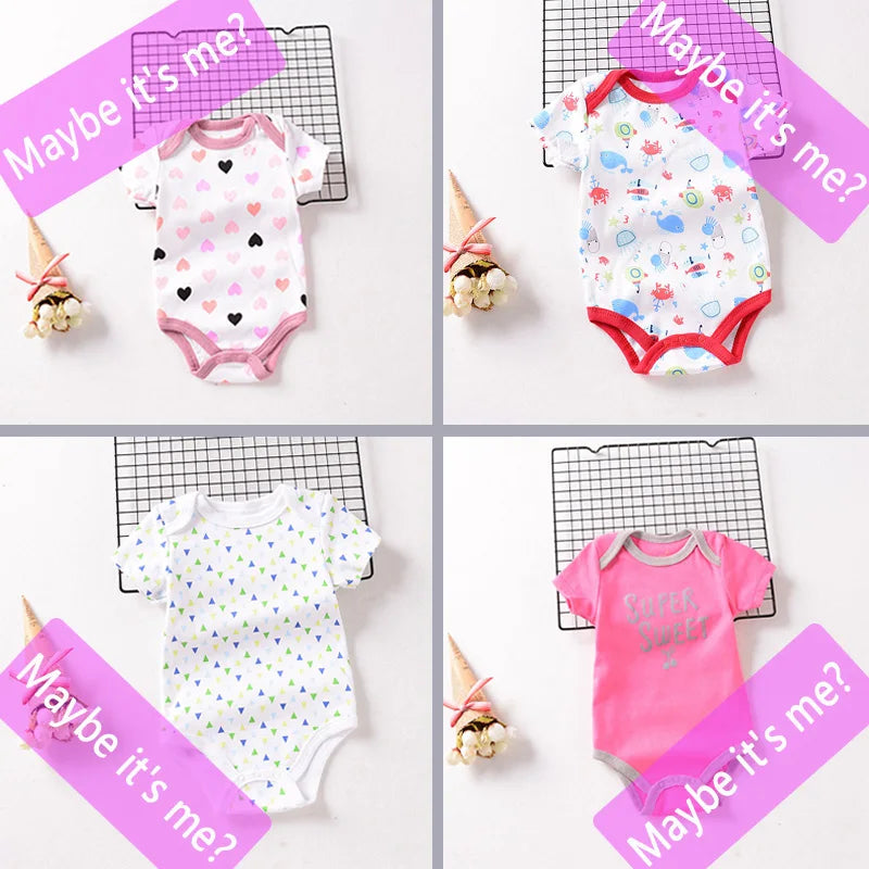 1-2 Stücke Baby Body Für Neugeborene Sommer Baby Strampler Mädchen/Junge Kleidung 0-12M Neugeborenen Kleidung Säugling Weiche Eng Anliegende Babykleidung