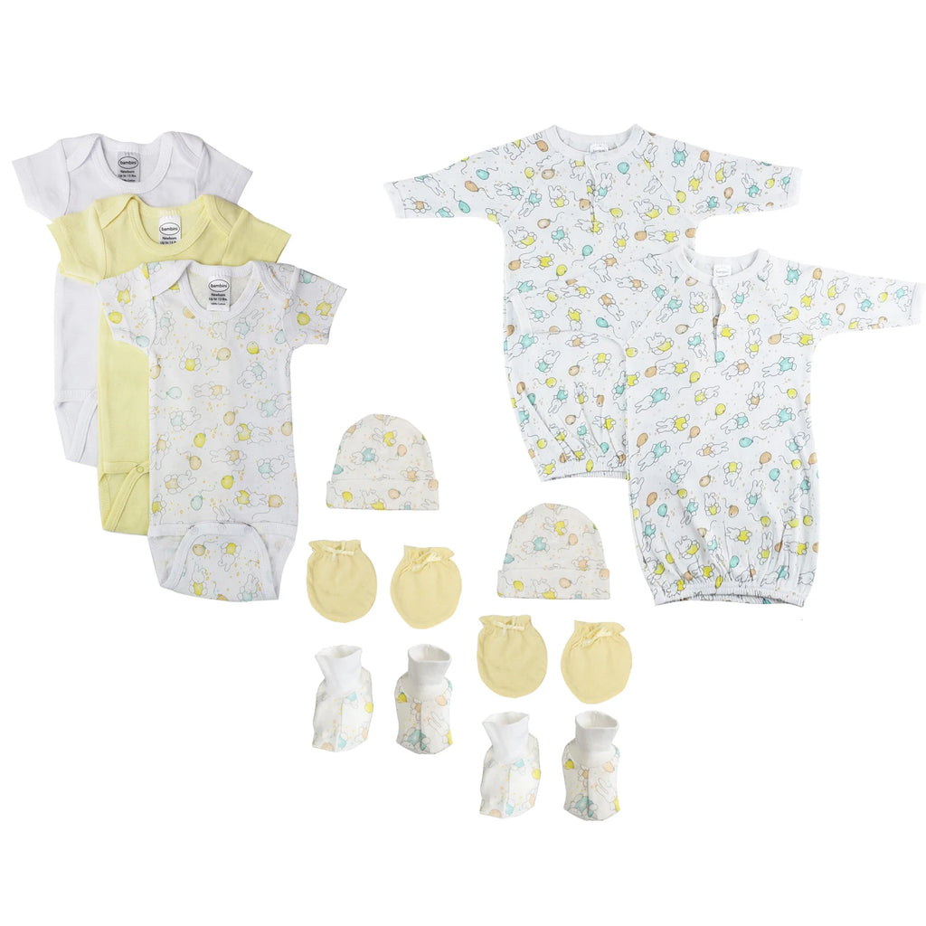 UD2 Unisex Newborn Baby Clothing Sets 11 Pc 100% Cotton Muslin 6 Months Age Group 2pcs Per Set Mix Type Gift Box for Autumn