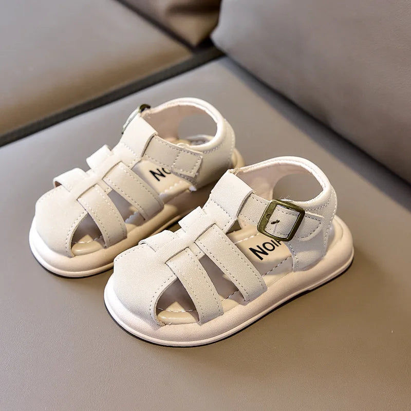 Kids Roman Sandals Summer Unisex Gladiator Style Casual Beach Shoes for Boys Girls Eco-Friendly Lightweight Outdoor Sandals