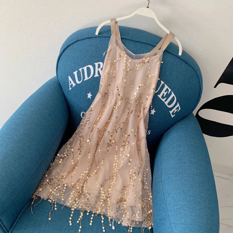 2024 Family Matching Outfits Dresses Summer Mother Daughter Dress Fashion Clothing Girl Mom Daughter Chiffon Beach Dress Clothes