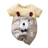 Newborn Baby Pajamas Sets  Summer Short Sleeve Knitted Cotton Boys Girls Outfits Baby Clothing