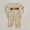 Spring Fashion Baby Clothing Baby Girl Boy Clothes Set Newborn Sweatshirt + Pants Kids Suit Outfit Costume Sets Accessories