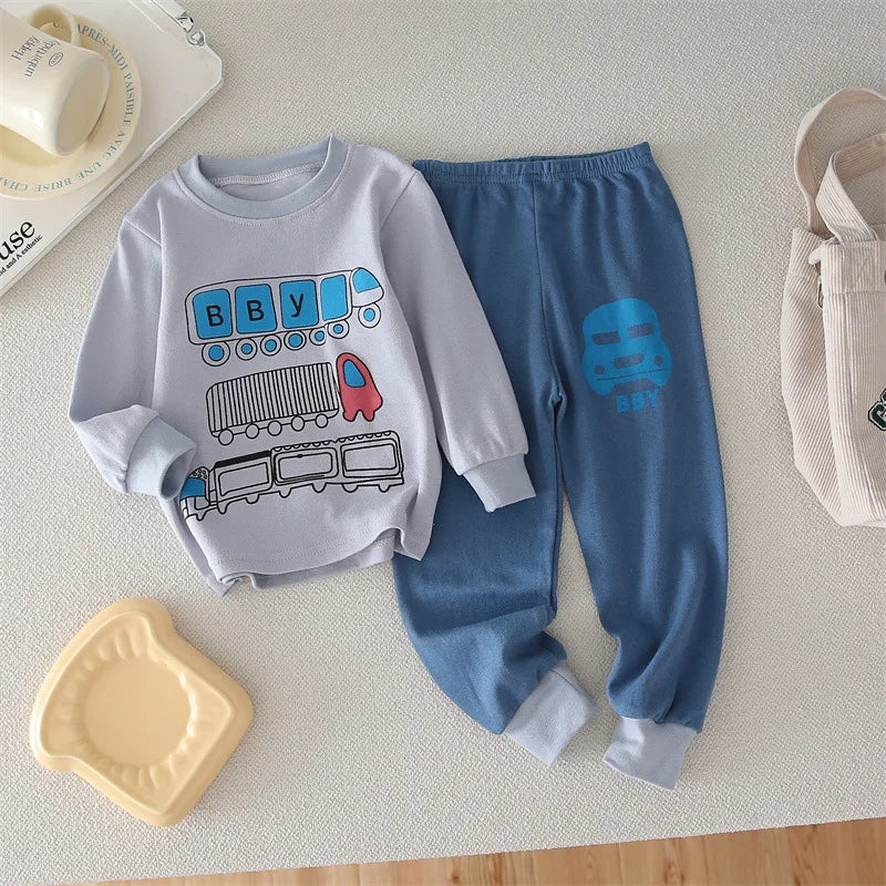2025 New Children's Underwear Set Cotton Two Piece Baby Clothing Children's Clothing