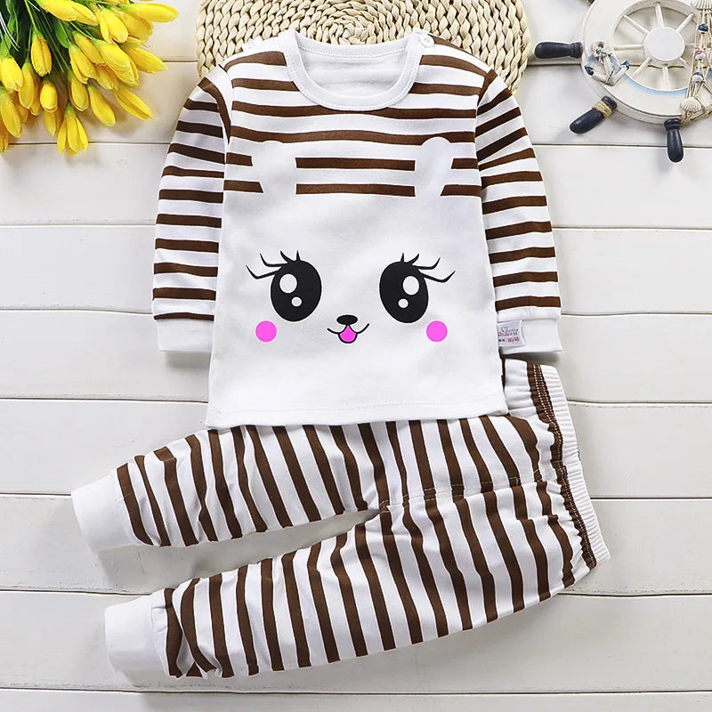 Kinderkleidung Kinder-Sets Kinderbekleidung Jungen Mädchen Baumwolle Herbst Winter Kleidung Hosen Schlafanzüge Unterwäsche Weihnachtsgeschenk
