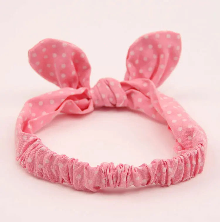 Cute Baby Hair Band Rabbit Ears Headband Kids Girls Bow Style Hairbands Knot Parent-child Fashion Headwear Bebe Hair Accessories