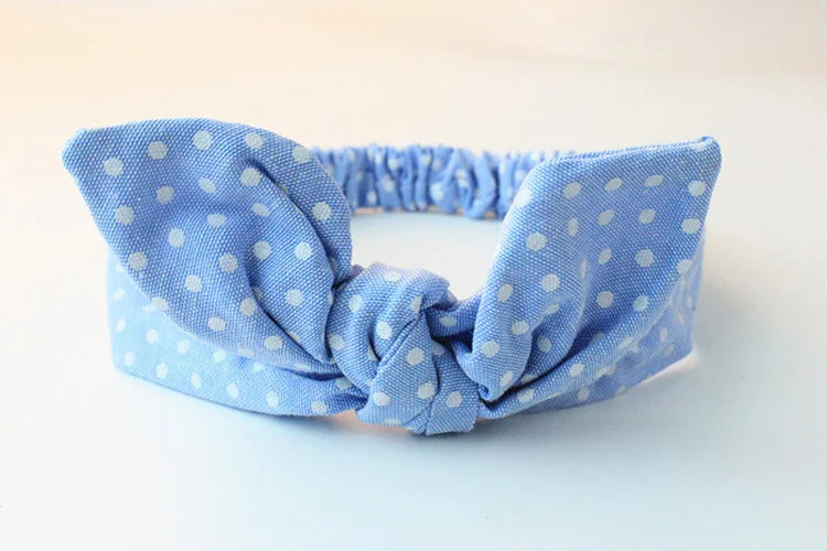 Cute Baby Hair Band Rabbit Ears Headband Kids Girls Bow Style Hairbands Knot Parent-child Fashion Headwear Bebe Hair Accessories