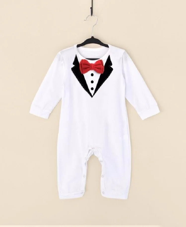 Primavera Otoño Moda Ropa de Bebé Niño Algodón Bebé Niña Pelele Manga Larga Mono Bebé Trajes de Una Pieza