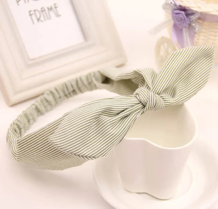 Cute Baby Hair Band Rabbit Ears Headband Kids Girls Bow Style Hairbands Knot Parent-child Fashion Headwear Bebe Hair Accessories